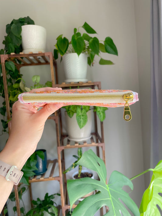 Cottage Core Persimmon Orange E-Reader Sleeve