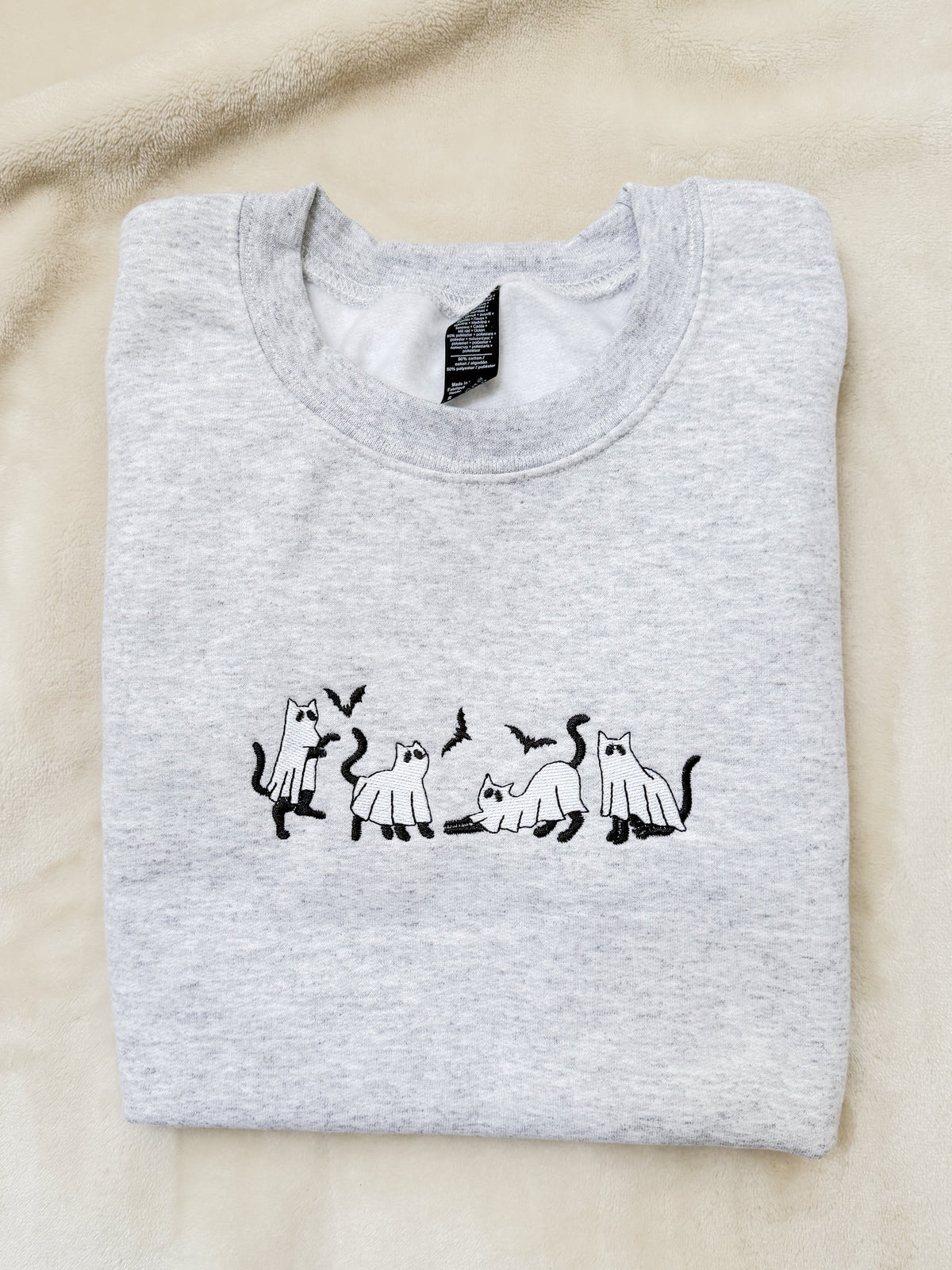Ghost Cat Crewneck