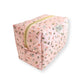 Pink Posie Quilted Travel Pouch