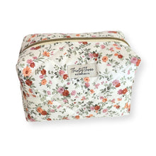 Load image into Gallery viewer, Emily Floral Quilted Travel Pouch
