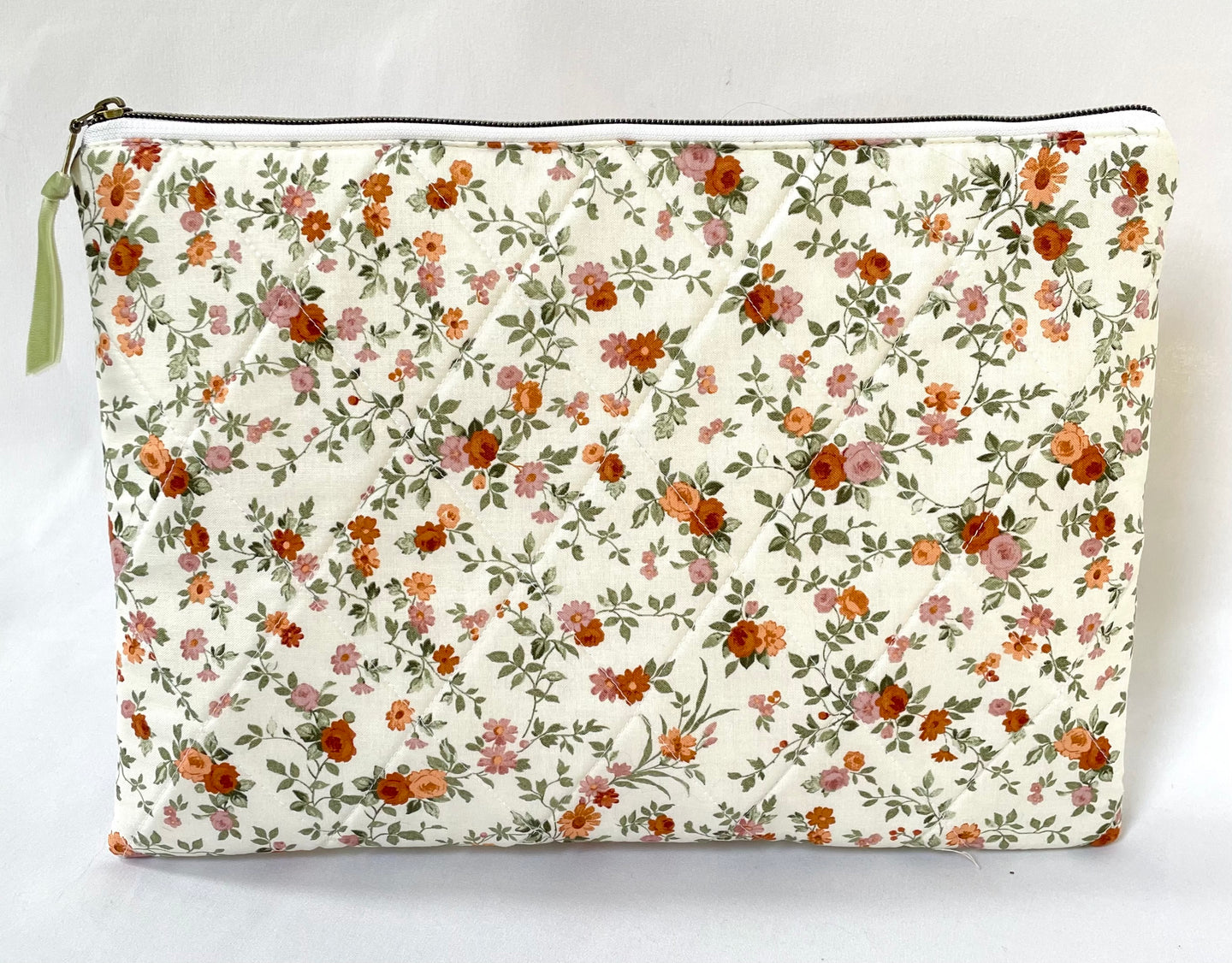 Emily Floral Quilted Laptop Sleeve