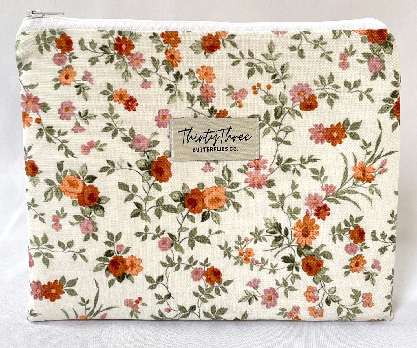 Emily Floral Small Zipper Pouch