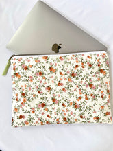 Load image into Gallery viewer, Emily Floral Quilted Laptop Sleeve
