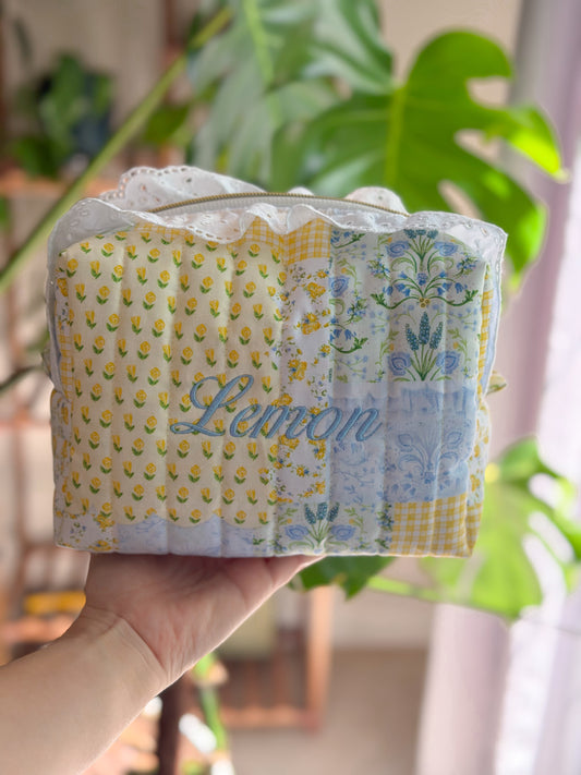 Daphne Patchwork Travel Pouch
