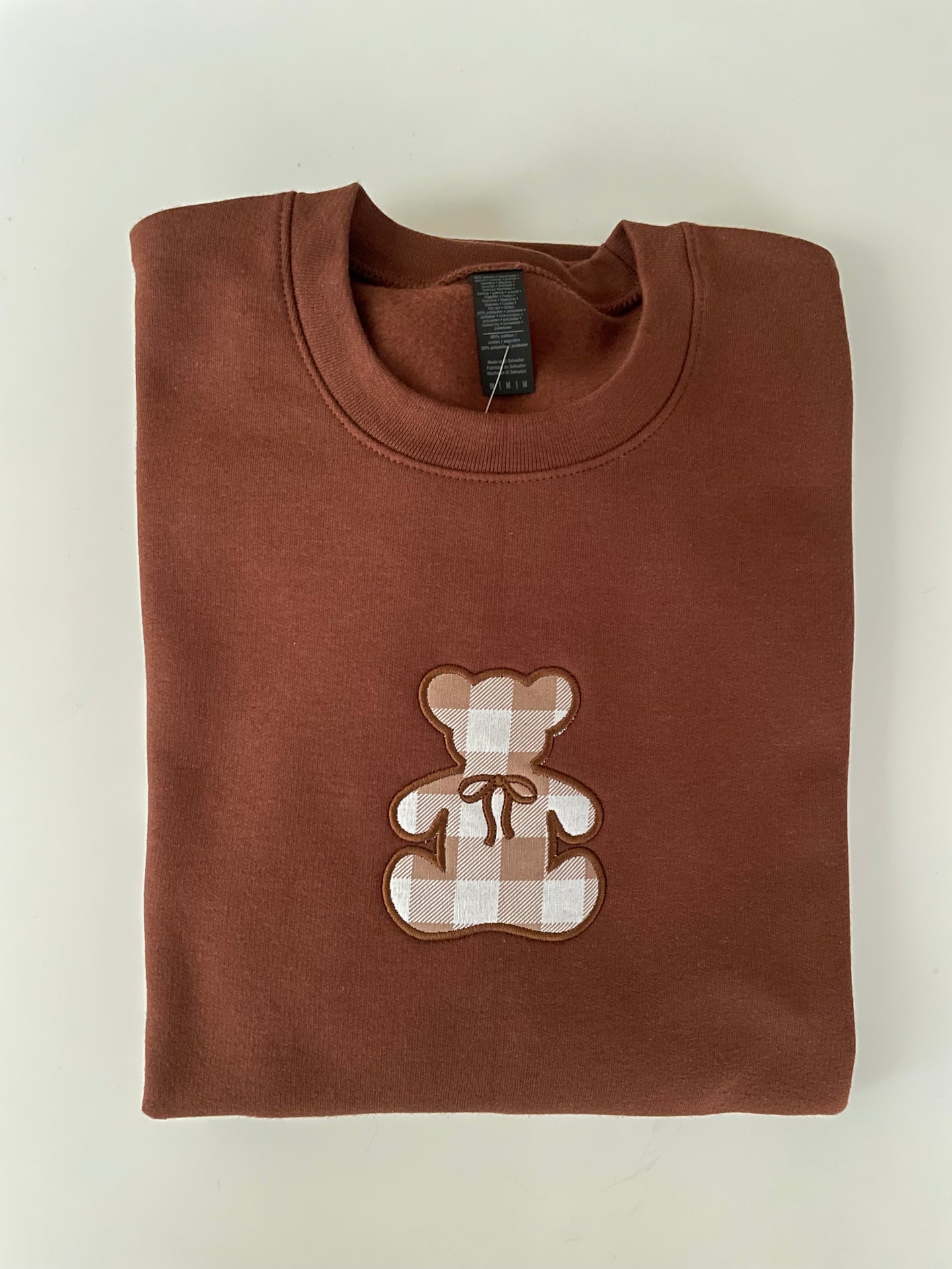 Brown Teddy Applique