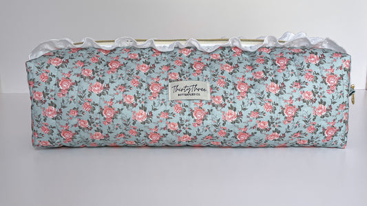 Cottage Core Vintage Rose Hair Tools Pouch