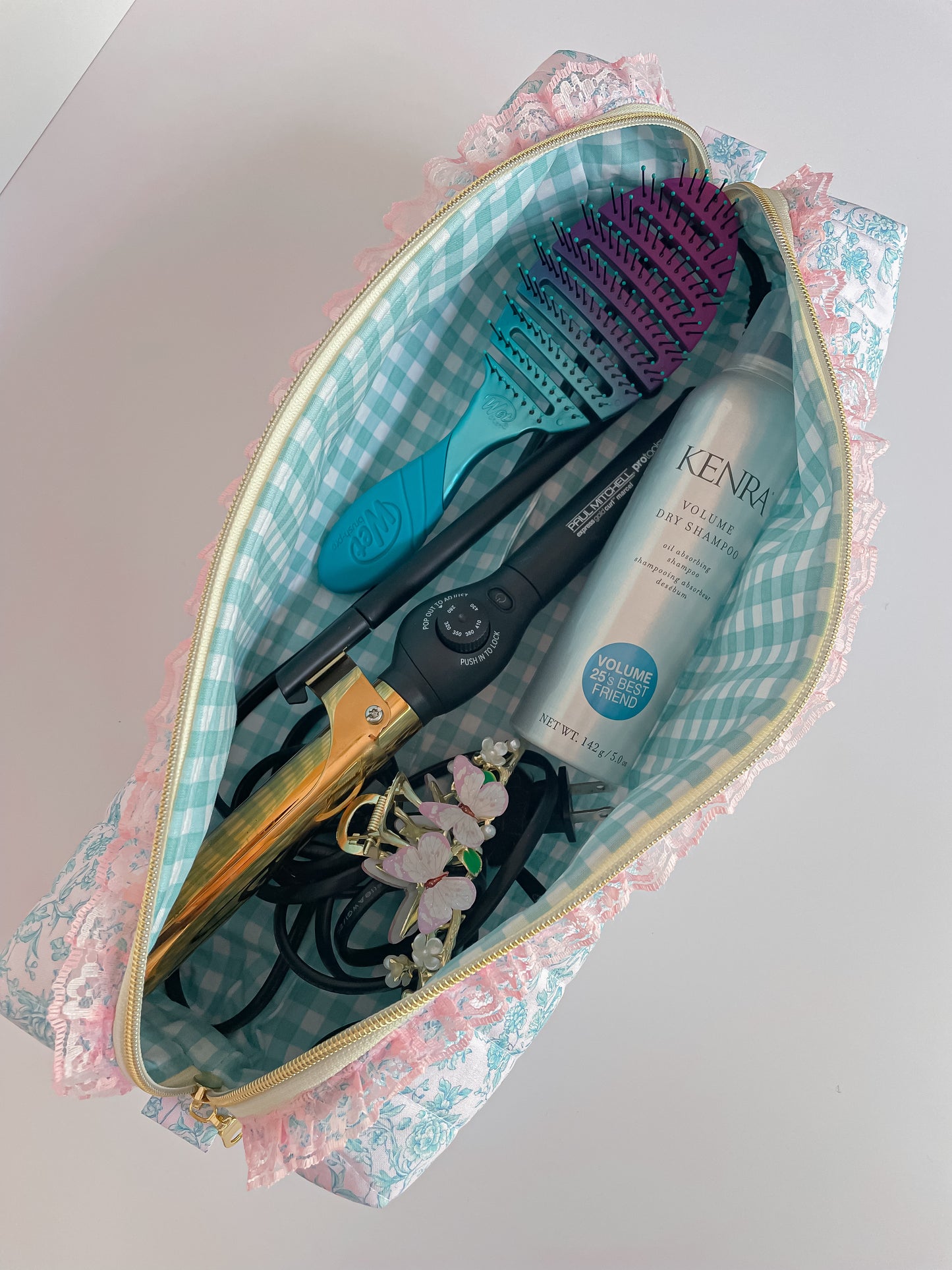 Daphne Patchwork Hair Tools Pouch