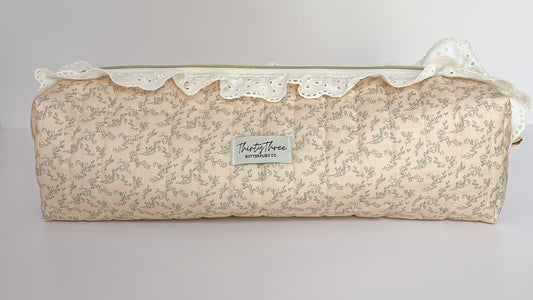 Cottage Core Yellow Meadowlark Hair Tools Pouch