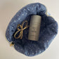 Cottage Core Denim Bows Small Travel Pouch
