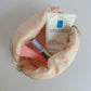 Cottage Core Vintage Rose Small Travel Pouch