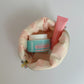 Cottage Core Vintage Rose Mini Travel Pouch