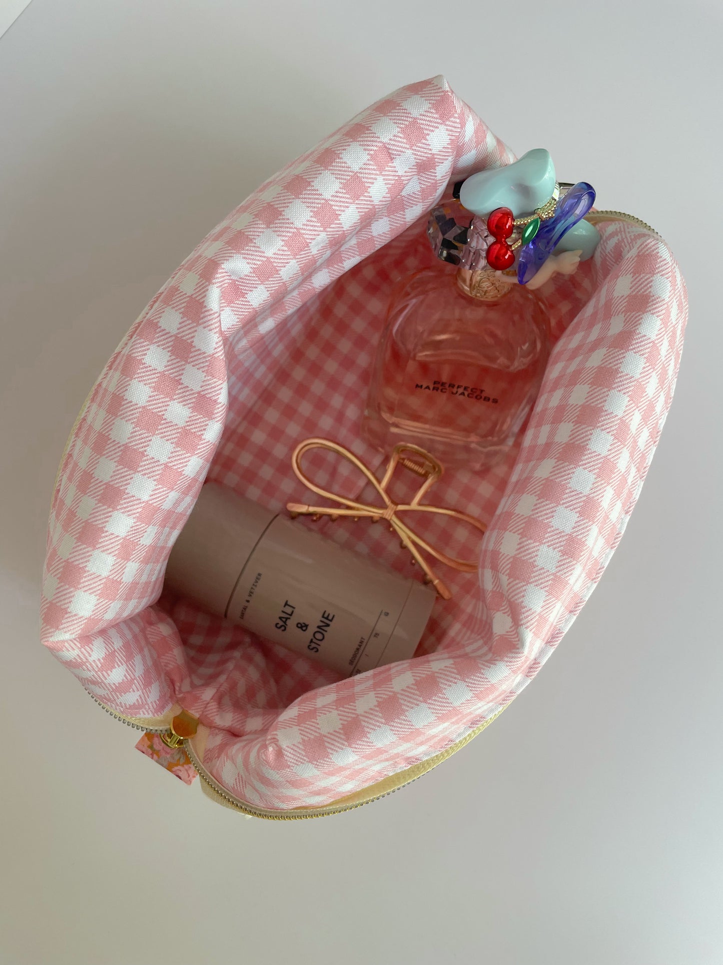 Cottage Core Persimmon Orange Travel Pouch