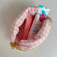 Cottage Core Persimmon Orange Mini Travel Pouch