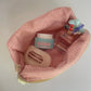 Cottage Core Spring Coral Travel Pouch