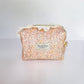 Cottage Core Spring Coral Small Travel Pouch