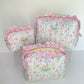 Cottage Core Spring Floral Small Travel Pouch