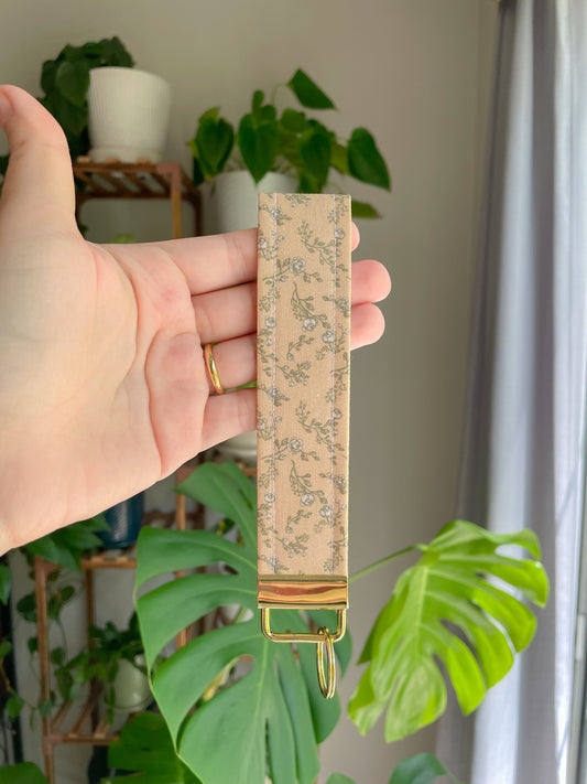 Cottage Core Yellow Meadowlark Wristlet