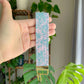 Cottage Core Light Aqua Toile Wristlet