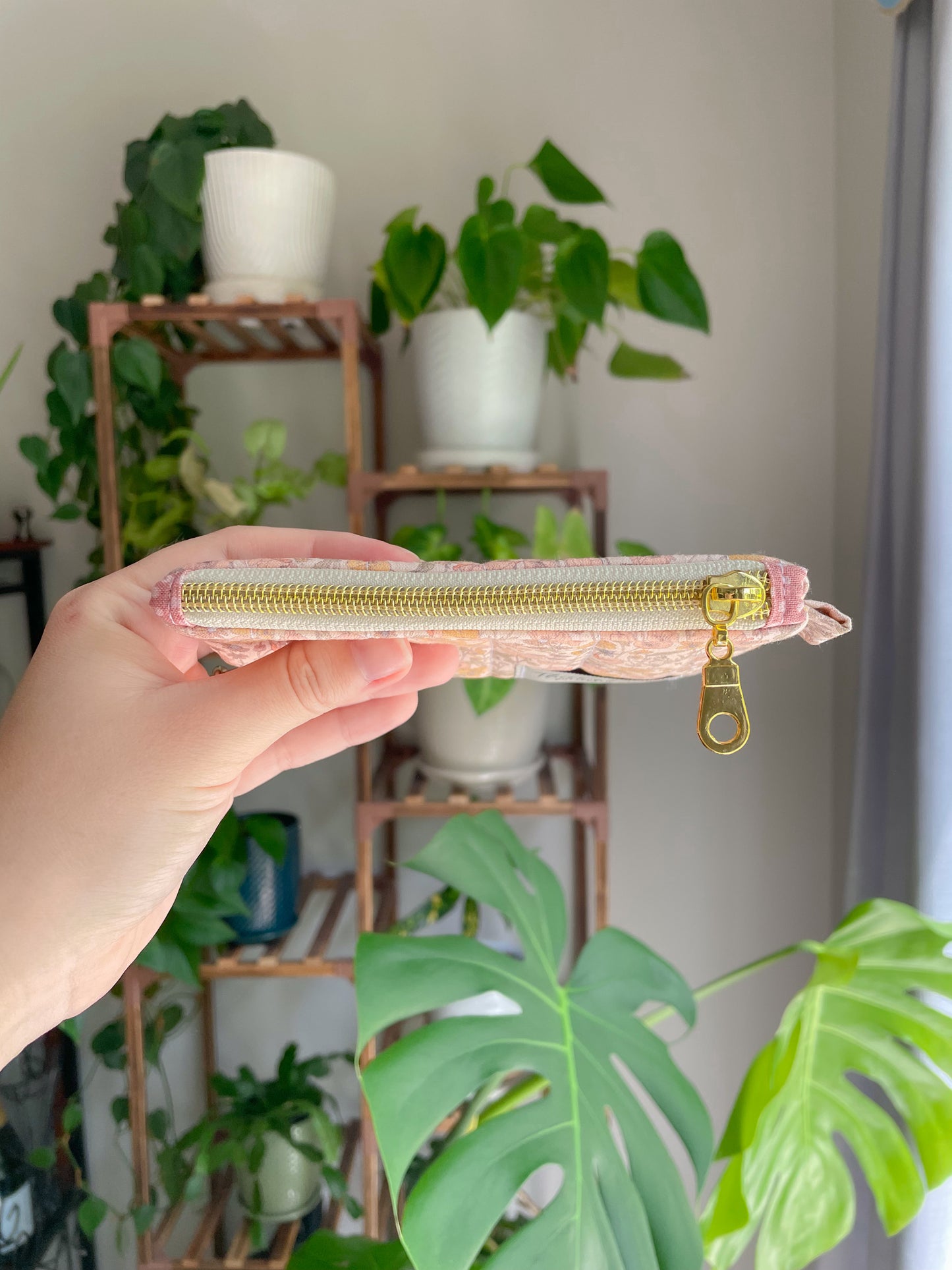 Cottage Core Spring Coral Wallet