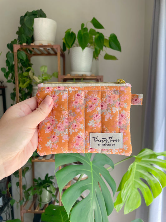 Cottage Core Persimmon Orange Wallet