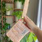Cottage Core Spring Coral Wristlet
