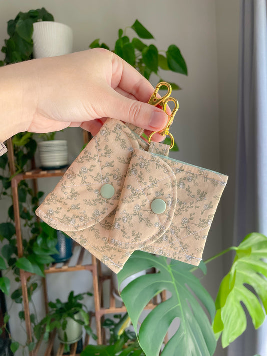 Cottage Core Yellow Meadowlark Earbud Case