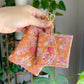 Cottage Core Persimmon Orange Earbud Case