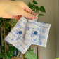 Cottage Core Denim Bows Earbud Case