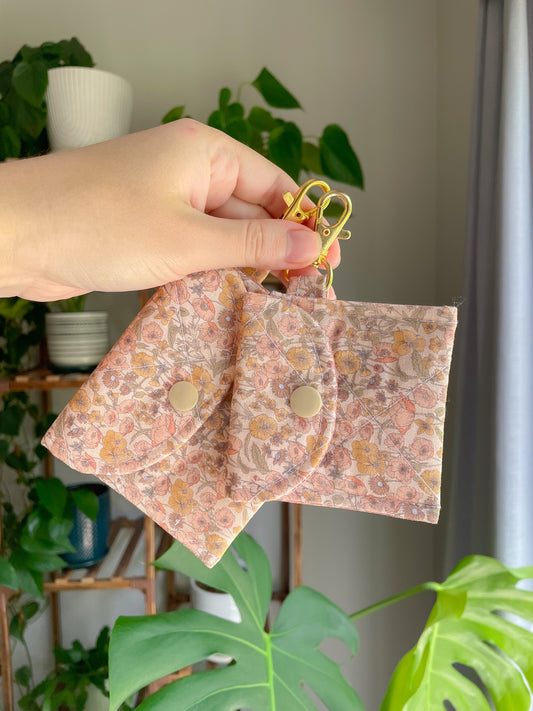 Cottage Core Spring Coral Earbud Case