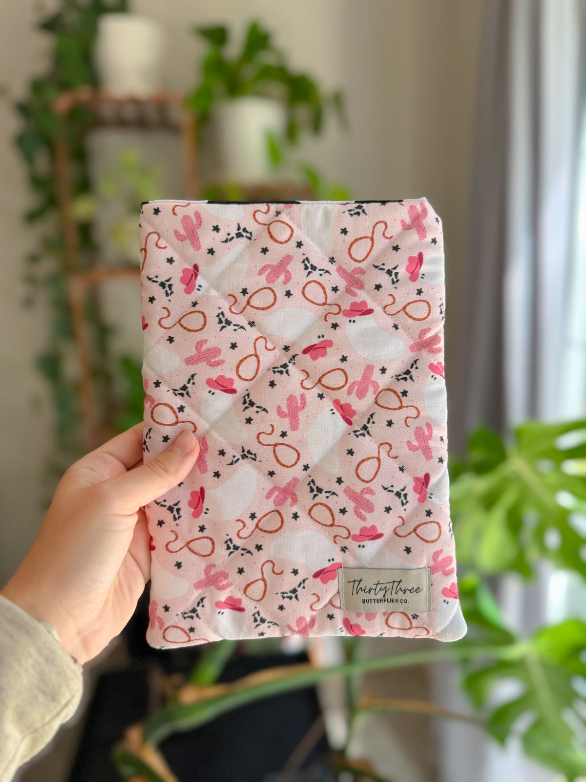 Pink Ghost Book Sleeve