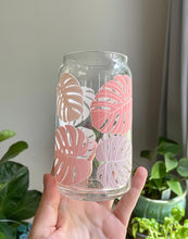 Load image into Gallery viewer, Pastel Monstera Glass
