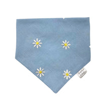 Load image into Gallery viewer, Blue Embroidered Daisy
