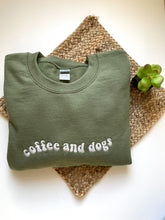 Load image into Gallery viewer, Coffee &amp; Dogs Crewneck
